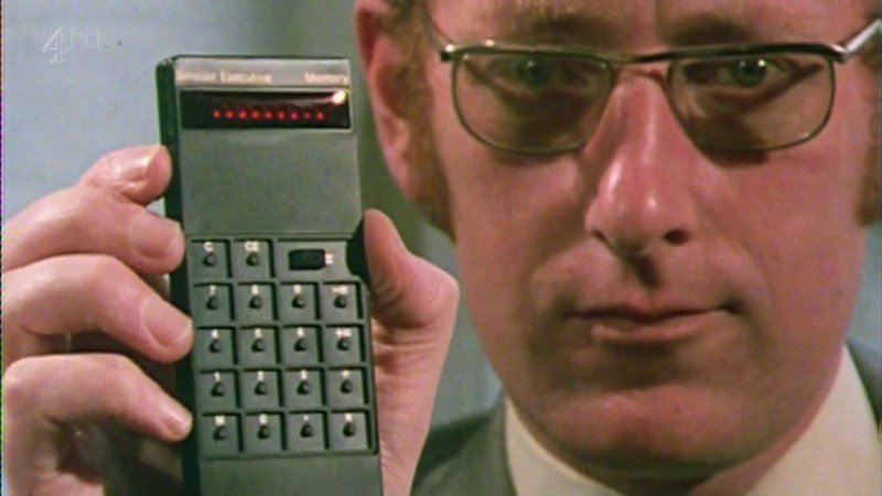 The 1972 Sinclair Executive had been the first pocket calculator to use small circular watch batteries, allowing the case to be very thin. Once LCD displays took off watch batteries increasingly became the norm for calculators.