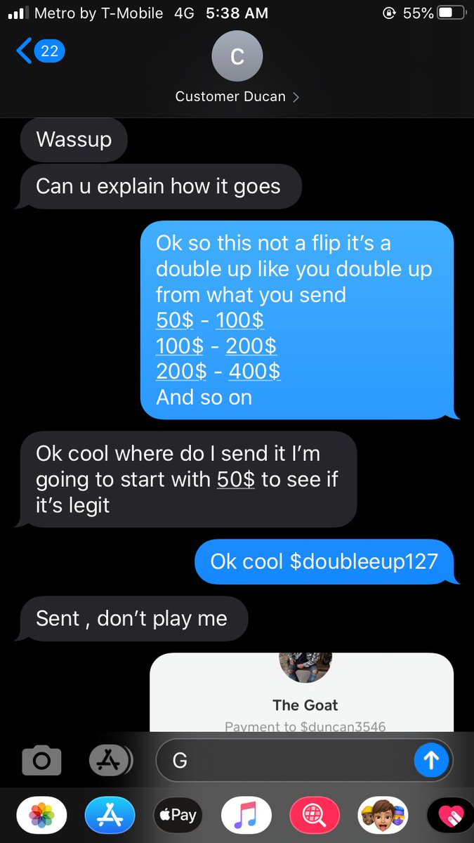 casshflipp's tweet photo. He was a scared one so he done the 50$ double up and got his 100 https://t.co/m7AoSpHTj9