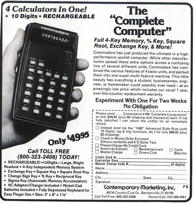 As a vertically integrated company Texas Instruments could make and sell calculators at a much lower price than its competitors. Commodore almost went out of business trying to compete: it was paying more for its TI chips than TI was selling an entire calculator for!