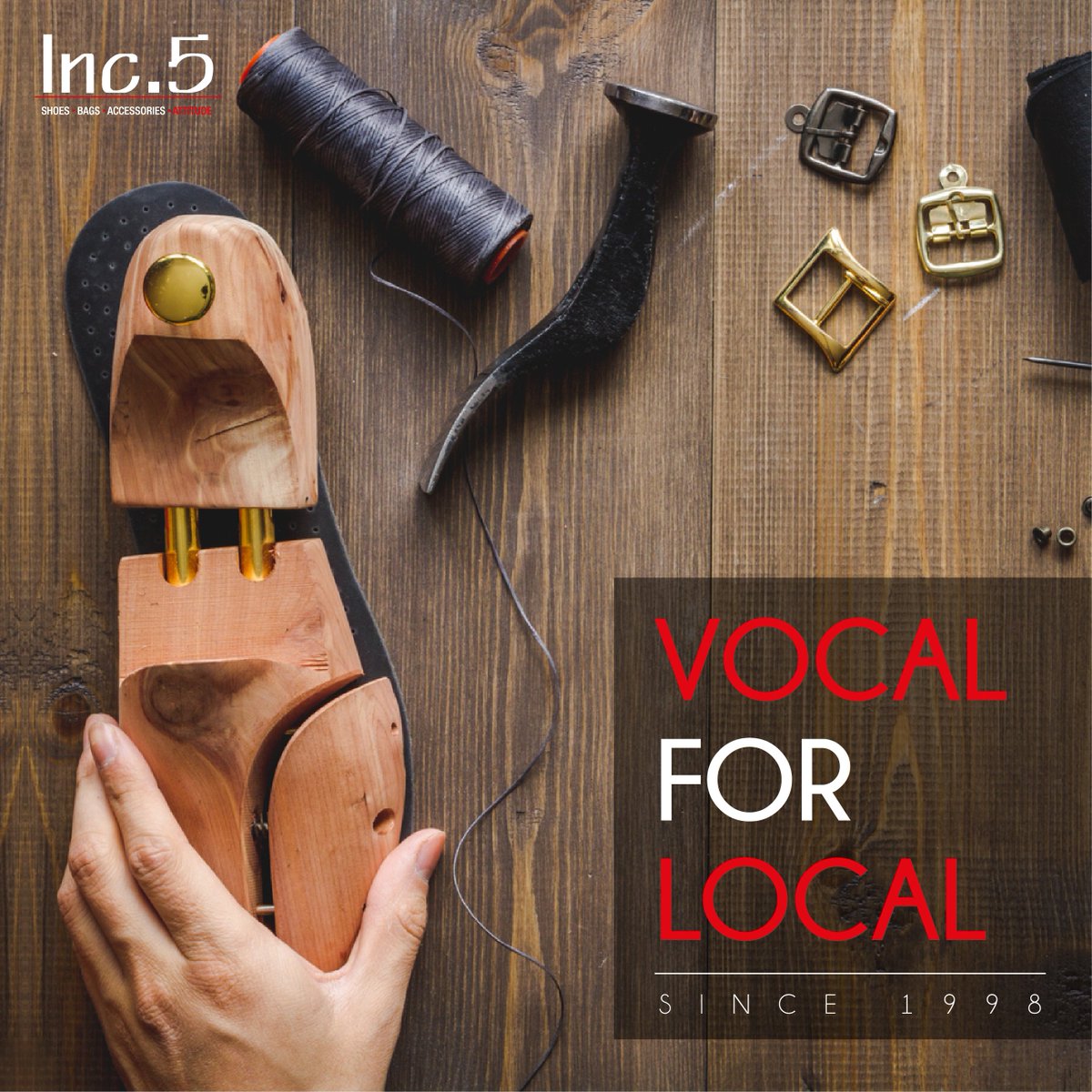 We've been "Local" even before it was the new normal! At Inc.5, we are proud to be vocal about being local and offering exclusive handmade products since 1998. Come, shop at Inc.5 and join us in our ongoing "make in India" journey! #GoingVocalForLocal #MakeInIndia #SupportLocal