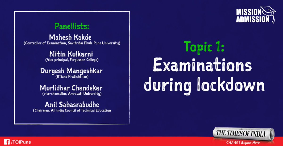 ArdhraNairTOI's tweet photo. Mitronn, ToI Pune is organising an online discussion on the hottest topic this summer as far as students are considered-Examinations during lockdown.Discussion will start at 6pm,May 14 and will be followed by Q and A. You can send in ur Qs via comments. A link will be shared soon https://t.co/9SvQUiIny7