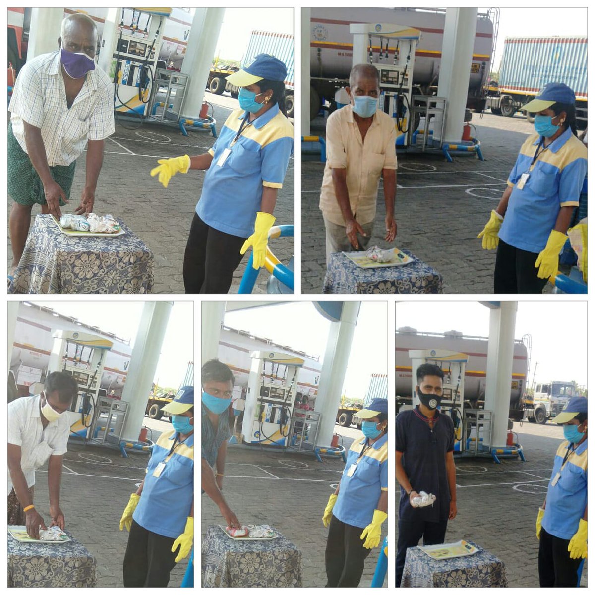 BPCRetailMysore's tweet photo. #BPChannapatna on #NH275 provide snacks/food packets to #MigrantLabour &amp; #Truckers Daily while maintaining #SocialDistancing norms @BPCLimited @8singhi @ravips25 @Sanjeev89917902 @AbbasAkhtar18  #CoronaWarriors Drivers from various parts of the country happy with the service https://t.co/eMKqW1Kgoh