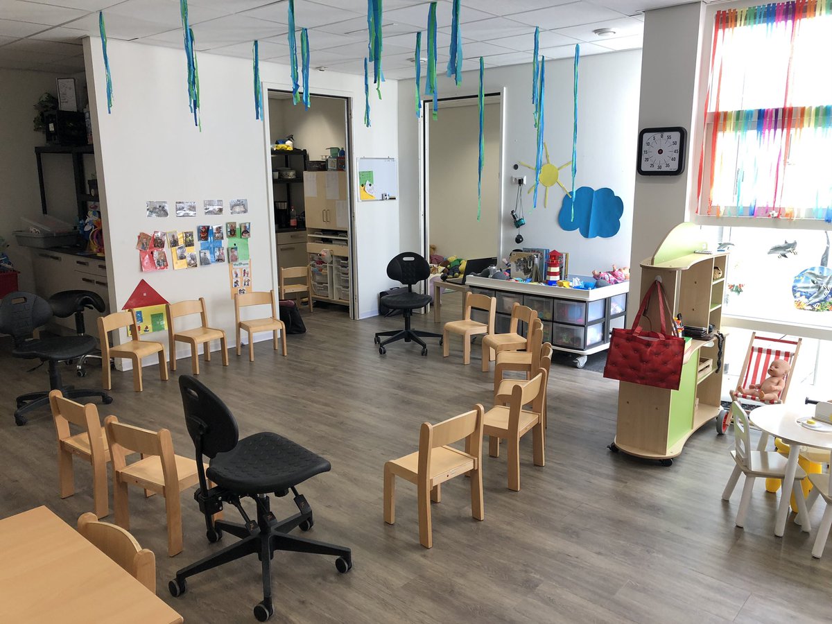 Vanmorgen kijkje genomen bij kinderdagverblijf ‘Ut Kuukediefien’ en de peuterspeelzaal. Kinderen, ouders en personeel waren blij dat deze week alles weer draaide. Er was een goed protocol en de sfeer was fantastisch. Goed voor elkaar.