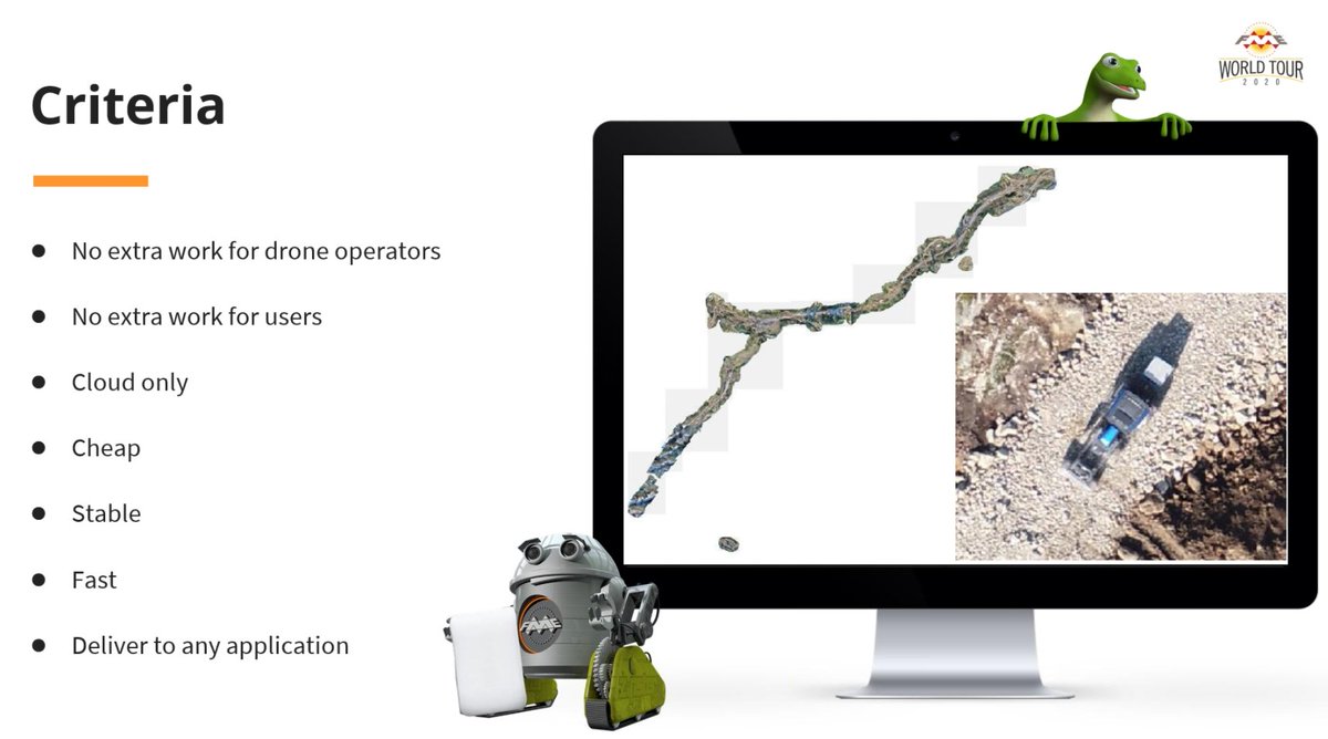 GeoGaard's tweet image. Presenting drone images as a service using FME to handle data flow to a cloud environment @SigTill @SwecoNorge @Norkart @SafeSoftware #FMEWT2020