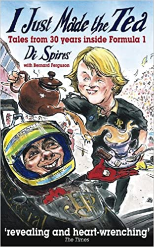 Read: I just Made the tea – Tales from 30 years in F1Di Spires spent three decades serving up tea, sympathy and a lot more to some of F1’s legends. Her memoirs are packed with amusing stories about drivers like Schumacher and Senna.