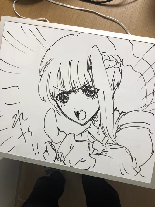 ササっと描くの久しぶりだから練習しとこ! 