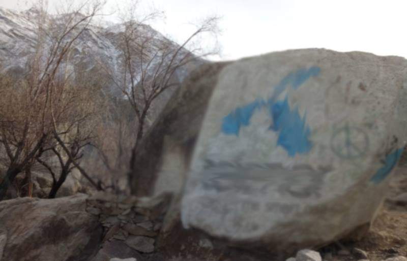 Unplanned development activities, commercial painting practices, chalk on the walls, hatred of local people for these pre-Islamic sculptures and apathy from government departments led to the rapid disappearance of these historic rock art. #Petroglyphs  #RockArt  #GilgitBaltistan