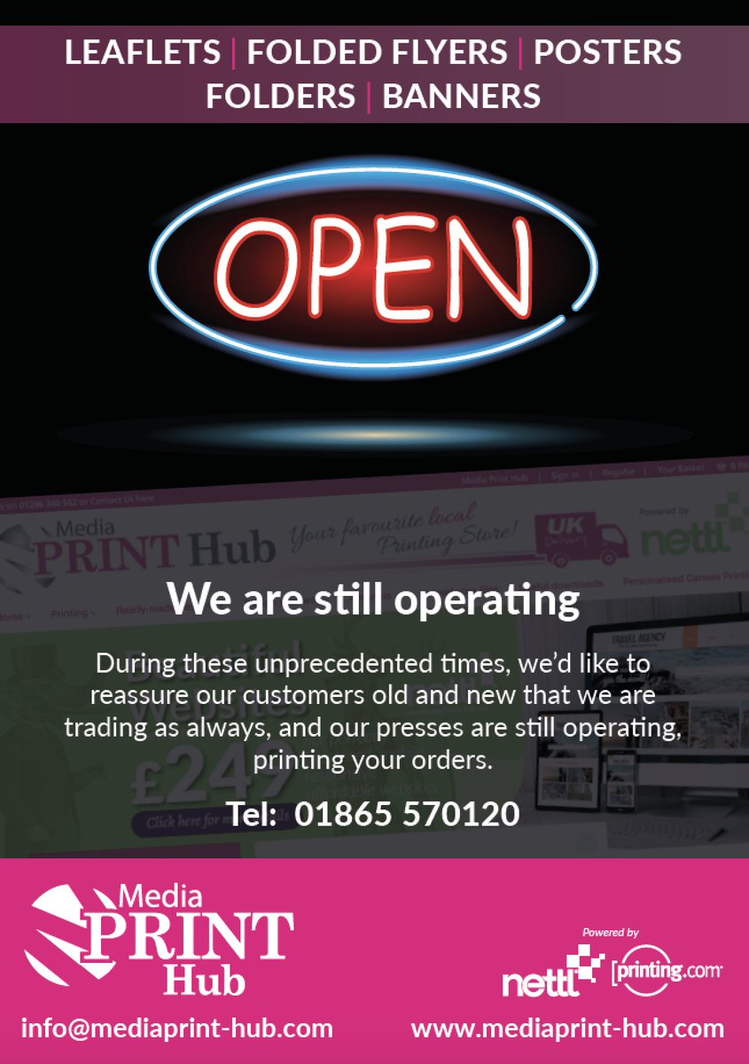 MediaPRINTHub's tweet photo. We're still printing for our client, despite the partial-lockdown https://t.co/xDsa4FqySD