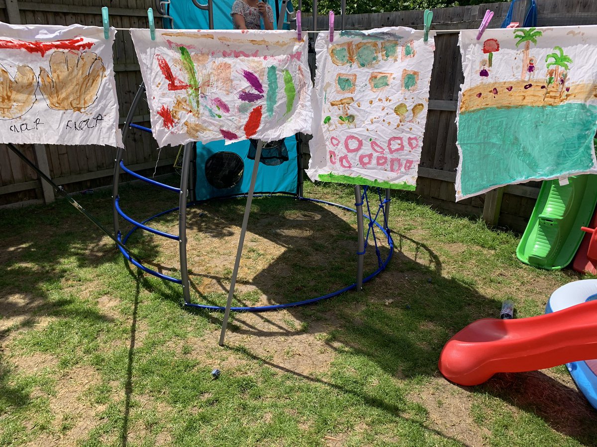 Leah_Binx's tweet photo. @H_E_P_S ahoy flags and telescopes made by all, we have clapping, fireworks, garden party and beach party #hepsathome https://t.co/FiO8l53YPA
