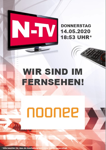 Unser neuer TV-Spot ist da! Morgen um 18:53 Uhr auf n-tv. #noonee #tvspot #live #chairlesschair #ntv #fernsehen