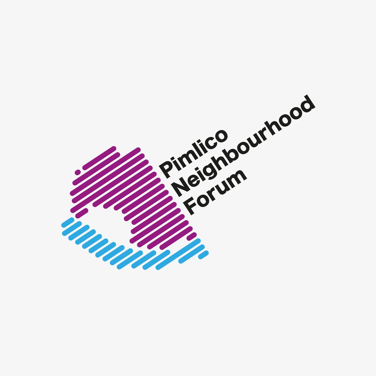 LTDdesigncon's tweet photo. Pimlico Neighbourhood Forum is a steering group elected to take forward the development of a Neighbourhood Plan. LTD were briefed with creating a logo and drew inspiration from the shape of the catchment and the proximity to the River Thames. #pimlicoplan #branding https://t.co/Cp6Ol8S9xd