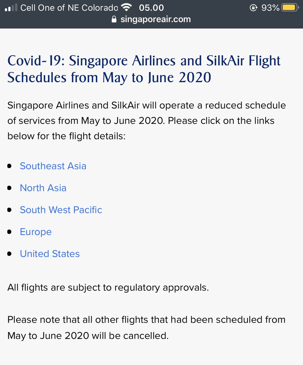 Na_reshh's tweet photo. @SingaporeAir Hi, so i saw SIA schedule from May to June on your website, and couldn’t find any flight from San Francisco to Jakarta. Does that mean my flight will be canceled? Am i gonna get full refund? I haven’t hear anything from SIA, my flight status still confirmed, im confused. https://t.co/BUYEQafkJI
