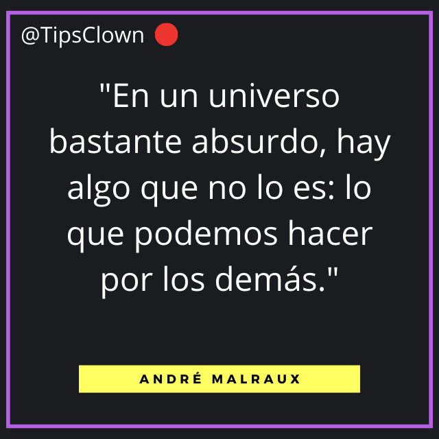 TipsClown's tweet photo. #TipsClown

"En un universo bastante absurdo, hay algo que no lo es: lo que podemos hacer por los demás."

André Malraux

#Clown
#ClownHumanitario
#PayasoHumanitario
#PayasoDeHospital
#Voluntario
#Voluntariado https://t.co/eFOV7dbKmM