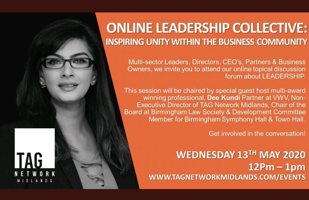 SapreenaKumari's tweet photo. Looking forward to todayโs #lunchtimeCPD with @TAGNetworkMids hosted by the formidable @deekundi. Looking forward to meeting everyone ๐๐ฝ https://t.co/ARLUmOcTJR