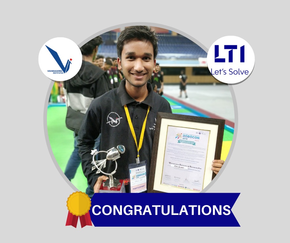 electronics_of's tweet photo. Vey proud to share that our student Shivam Pali from Final year BTech, E&amp;TC depart. has successfully completed  a challenge given by L&amp;T infotech to all hired freshers for 'Pick My Project Challenge'.
Out of those 3700 students form all over India, only 11 students could do it. https://t.co/rV9JM6V8aS