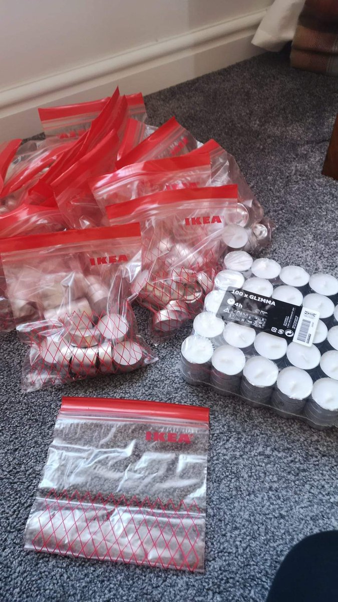 janesshoeboxes's tweet photo. IKEA order arrived yesterday....VERY happy shoe boxing lady 🥰👍 24 scarves made from 6 x £1.75 blankets...a total cost of just £10.50!!!! Perfect shoe box fillers that are also CHEAP and easily HOMEMADE 🥰👍🧣 #northwalesshoeboxappeal #shoeboxfillers #ikeaorder #nosewscarves https://t.co/8KXM5Dl5a4