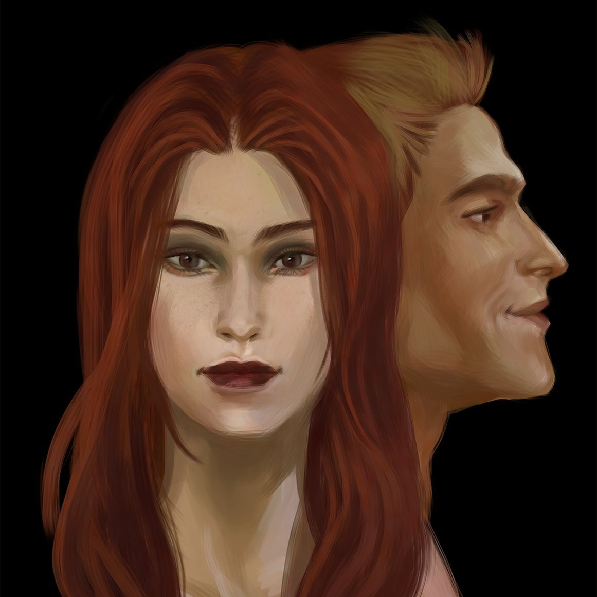 My Warden and Alistair by the amazing  @SHelmigh, thank you so much 