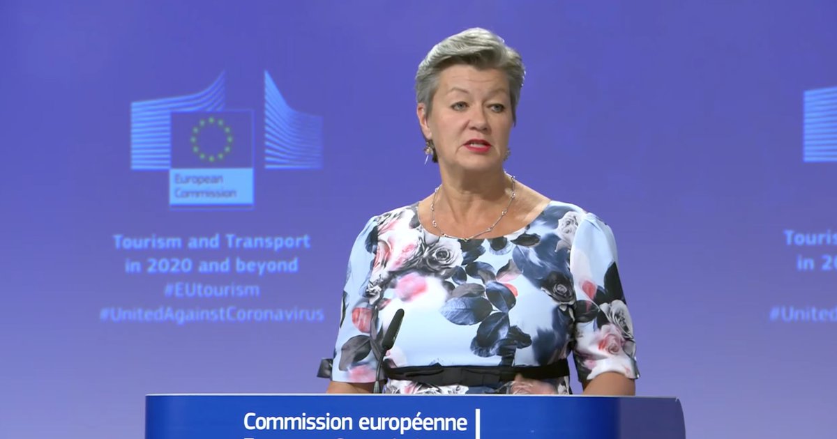 EU Home Affairs Commissioner  @YlvaJohansson specifies that the non-discrimination requirements *will* apply to UK citizens, since we're still in transition period. They cannot be excluded.But that means UK also can't discriminate entry based on EU nationality.