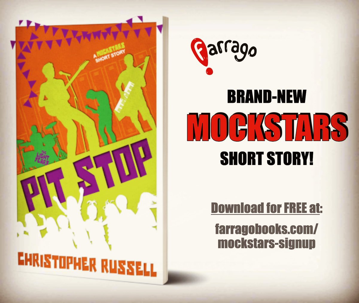 Hola! Ahead of tomorrow’s re-release of MOCKSTARS — the first novel I ever wrote, originally published in 2014 — follow this link farragobooks.com/mockstars-sign… to download a brand-new #Mockstars short story called PIT STOP 🤪🤘🏼(Contains mild adult humour)

<a href="/farragobooks/">Farrago Books</a> <a href="/literarywhore/">Ed Wilson</a>