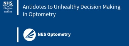 NESOptometry's tweet image. Decision making, and in particular decision-fatigue, can be an issue during the COVID-19 pandemic. 

1 CET point available for optometrist and therapeutic prescribers: Antidotes to Unhealthy Decision Making in Optometry
learn.nes.nhs.scot/26989/optometr…

#decisionmaking #communityoptometry
