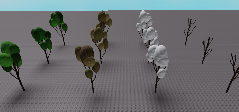 BuildsRismy's tweet photo. Tree models 

#Roblox #RobloxDev https://t.co/DDNllglcfd
