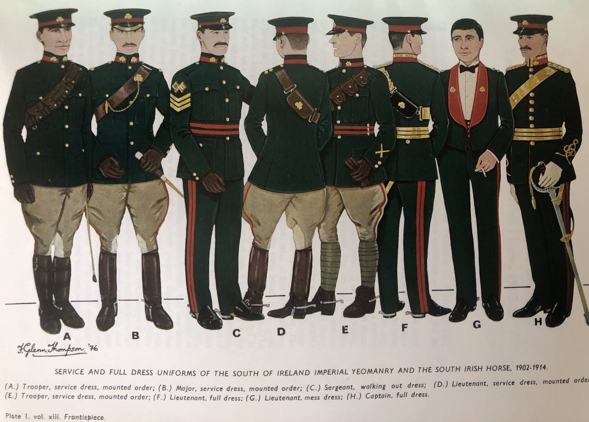 firma Abolladura Incesante Military History Society of Ireland on Twitter: "Uniforms of the South of  Ireland Imperial Yeomany and the South Irish Horse, 1902-22. Article and  illustrations by the late F. Glenn Thompson, a Vice