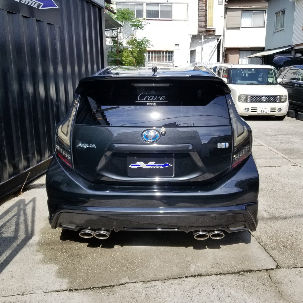 N Style 乗り換えで新車からお造りしたaquaが入庫してきました 販売致しますので興味のある方はdm下さい Aqua カスタムカー 中古車販売 大阪 堺市 Nstyle Nstyle大阪