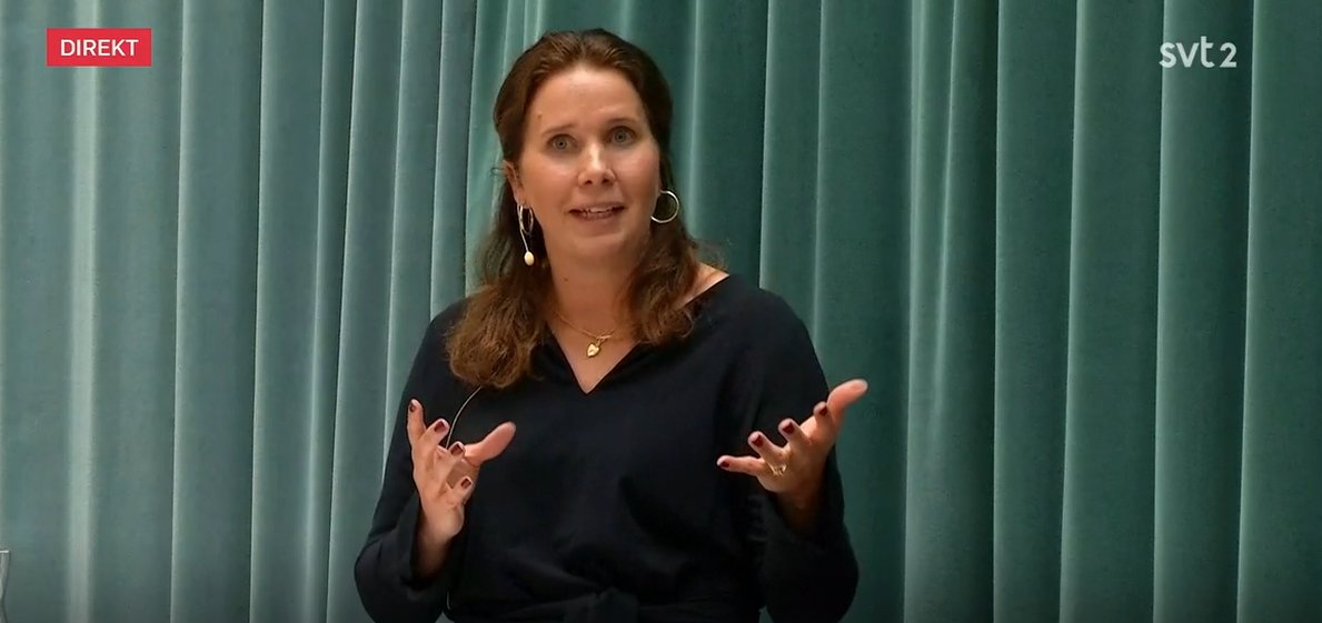 Idag lansering av #omstartskommissionen som ska leda till reformer för att starta om efter corona. Alexandra Lauren vvd <a href="/SkanskaSverige/">Skanska i Sverige</a> tydlig med att stort fokus rakt igenom måste vara på hållbarhet. Även bättre #bopol och satsningar på #infra @SthlmChamber