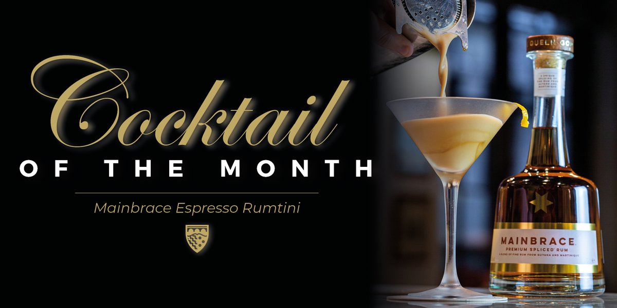 Need a mid-week pick me up? Enjoy our #CocktailOfTheMonth at home by making an Espresso Rumtini #cocktail with <a href="/MainbraceRum/">Mainbrace Rum</a>