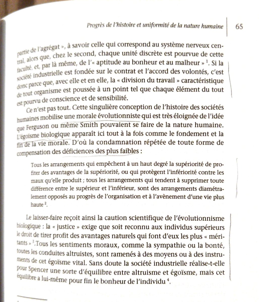 On commence sur Herbert Spencer qui a beaucoup influencé les néo-libérauxCc  @antoine_petit_  @CNRS 2/12