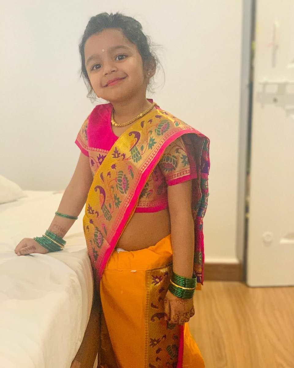 ChennaiIPL's tweet photo. This #YelloveFromHome is on another level. Here's wishing our cub #MeerayaJadhav a super birthday as she turns five. #WhistlePodu 🦁💛 https://t.co/NBbR2VeSA0
