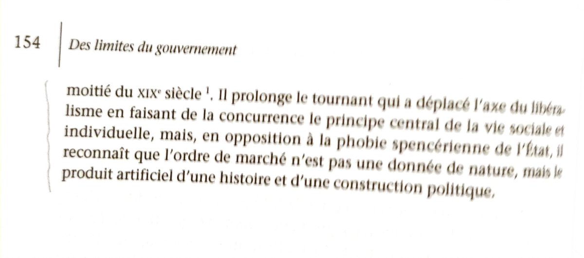 Le néolibéralisme ne laisse pas le marché à lui-même sans régulation, il n& #39;est pas "l& #39;état naturel des choses" (Smith), au contraire, il faut construire sa spontanéité (Bentham) pour créer le sujet néolibéral, afin de l& #39;influencer vis des mécanismes sans intervention 4/12