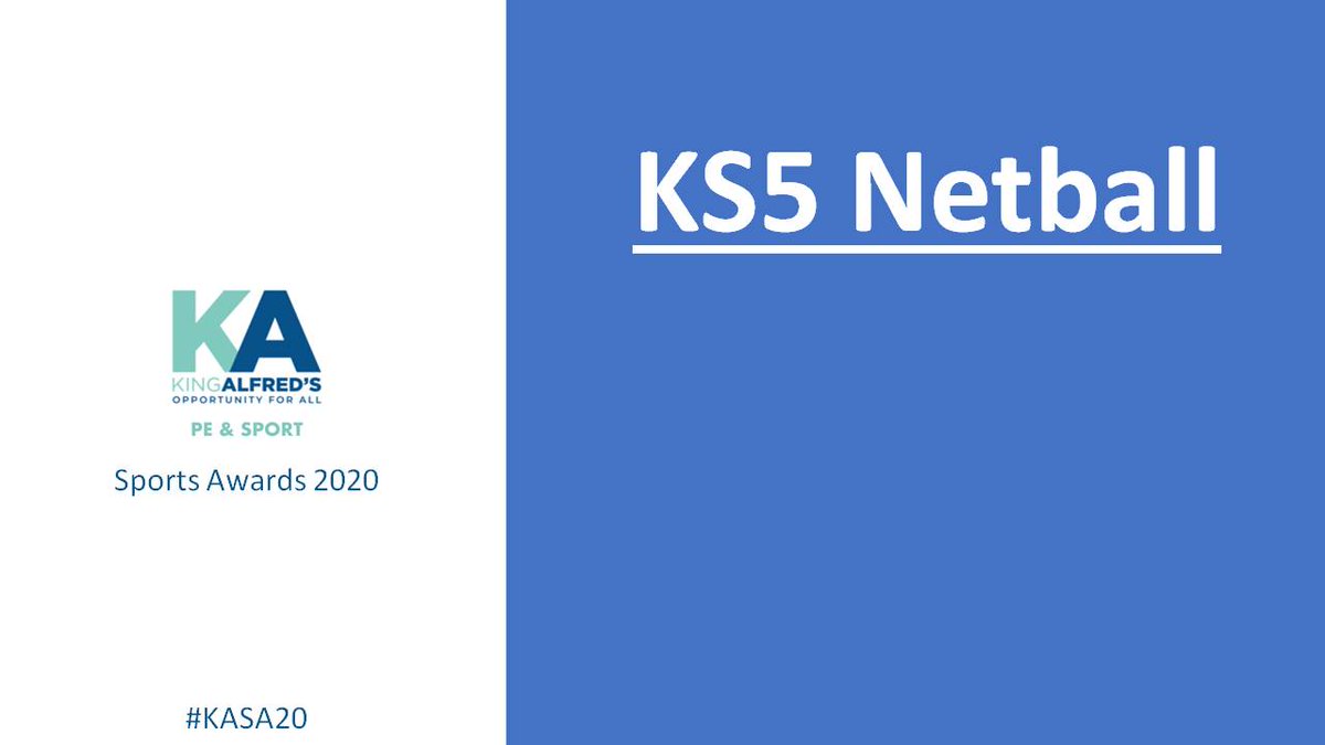 KingAlfredsPE's tweet photo. King Alfred's Sports Awards 2020

6th Form Best - Rebecca13V2

#KASA20 #Congratulations #Netball #Respect https://t.co/ANwPm3X3jZ