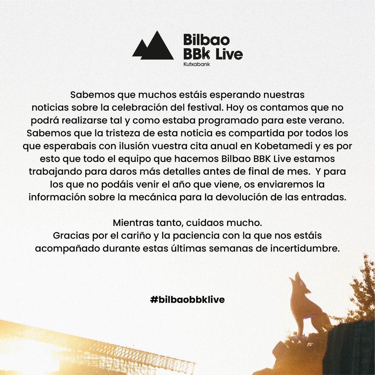 bilbaobbklive's tweet photo. #Bilbaobbklive https://t.co/YSKg5lx5Gj