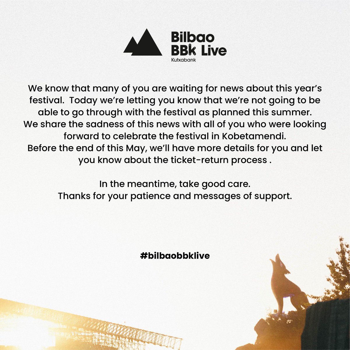 bilbaobbklive's tweet photo. #Bilbaobbklive https://t.co/YSKg5lx5Gj