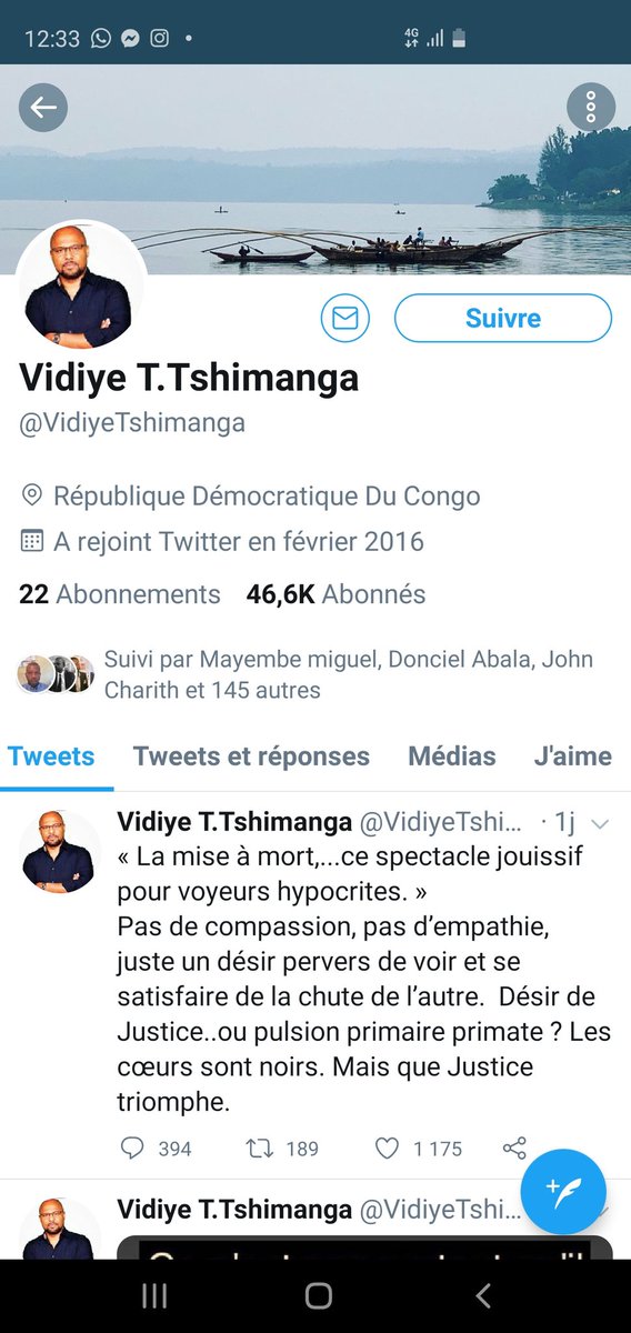#RDC: Le titre « Conseiller spécial du chef de l'Etat en charge des stratégies » a disparu du profil
 Pourquoi ?
<a href="/VidiyeTshimanga/">Vidiye Tshimanga Tshipanda</a>