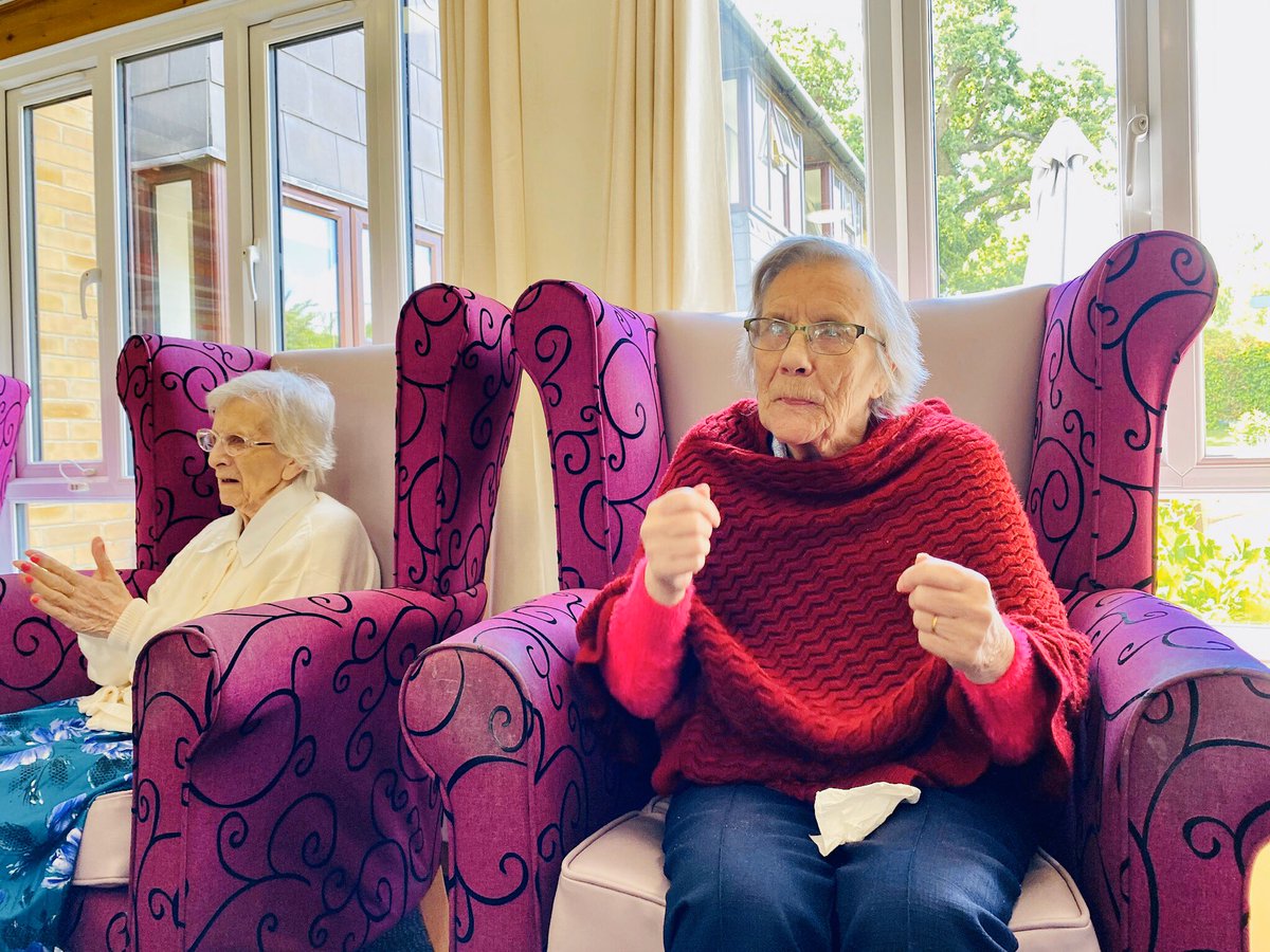 Dawson_Lodge's tweet photo. Stretching those arms & legs this morning 🕺💃👌 🤗🌈#Here4OurResidents #Wednesdaymotivation #keepingfit #beatingisolation @Dawson_Lodge @AnchorHanover @AnchorJobs @CareQualityComm @Link_ages https://t.co/dGy3iKMd8V