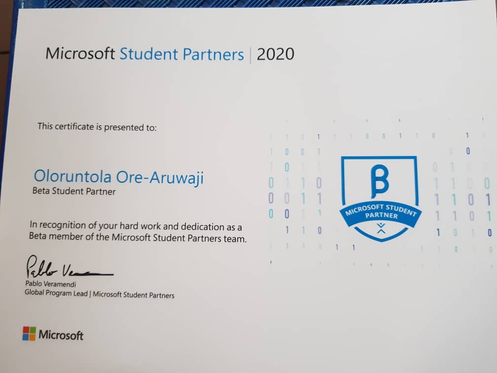 thecraftman_'s tweet image. My Microsoft Student Partner Beta package just came in. 💯🔥🔥
Thank you @IamPablo @MSFTImagine @mspsinnigeria @MSPLahore
#MSFTStudentPartner #microsoftlife #imaginecup #MSBuild