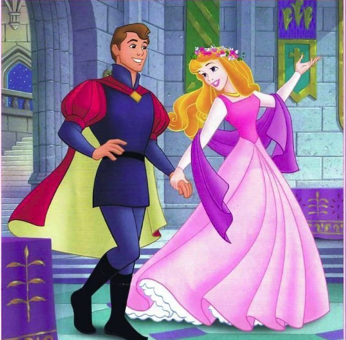 end of the thread : princess aurora & prince phillip