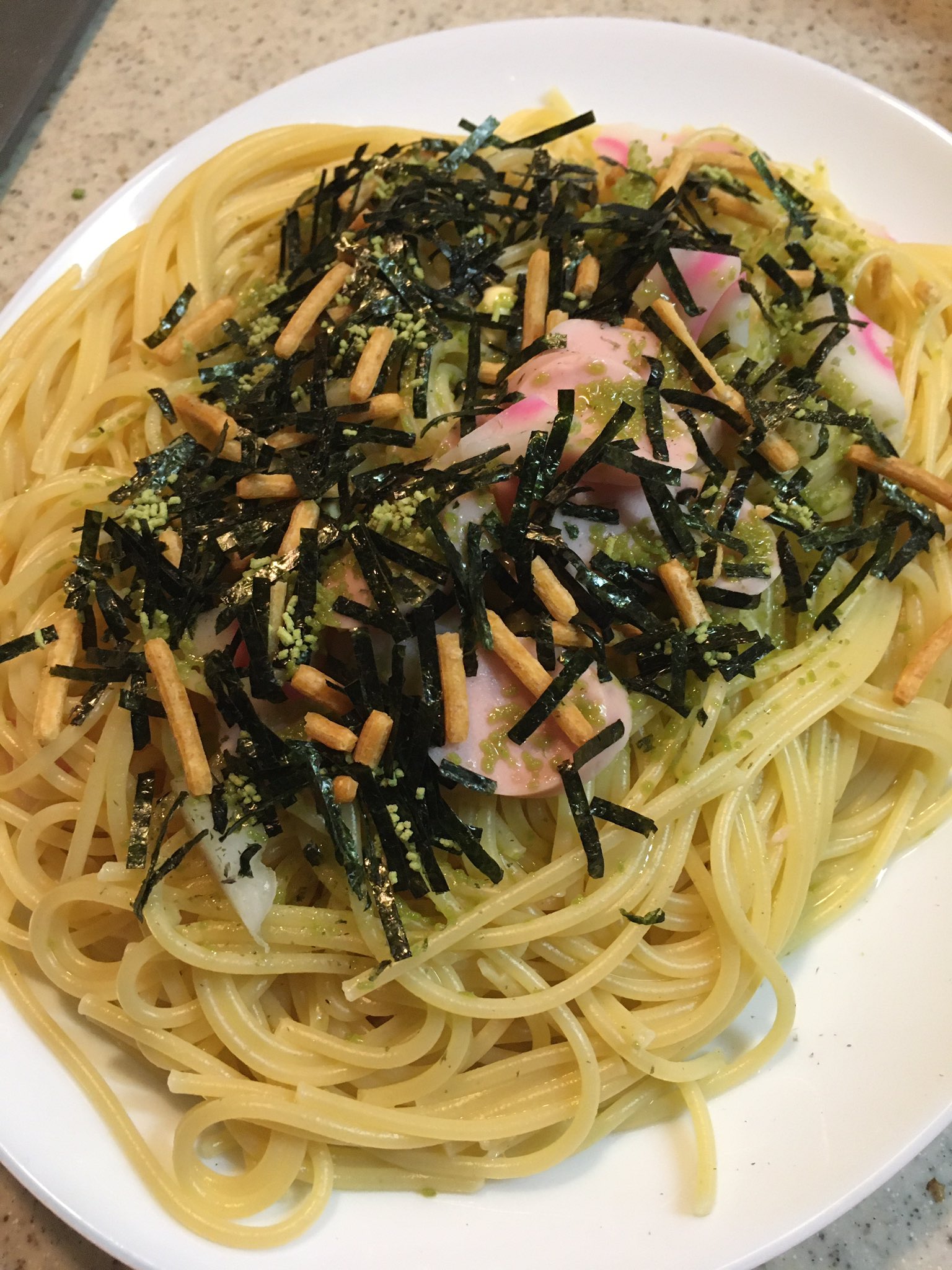 Toyomasa 今夜もパスタ バターとのり茶漬けで和風っぽく 永谷園 お茶漬け アレンジ麺 Stay At Home Tyms 16 T Co Ojhplyhdgl Twitter