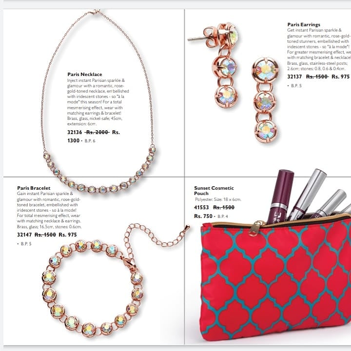 sunset cosmetic pouch oriflame