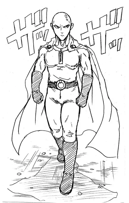 サイタマのラクガキです。
#ワンパンマン #サイタマ #ラクガキ
#イラスト #アナログ
#onepunchman
#イラスト好きな人と繋がりたい 
#絵描きさんと繋がたい
#アニメ好きな人と繋がりたい 