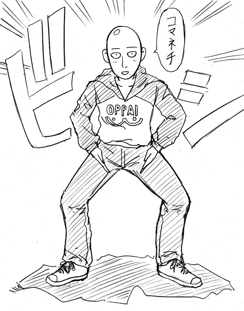 サイタマのラクガキです。
#ワンパンマン #サイタマ #ラクガキ
#イラスト #アナログ
#onepunchman
#イラスト好きな人と繋がりたい 
#絵描きさんと繋がたい
#アニメ好きな人と繋がりたい 