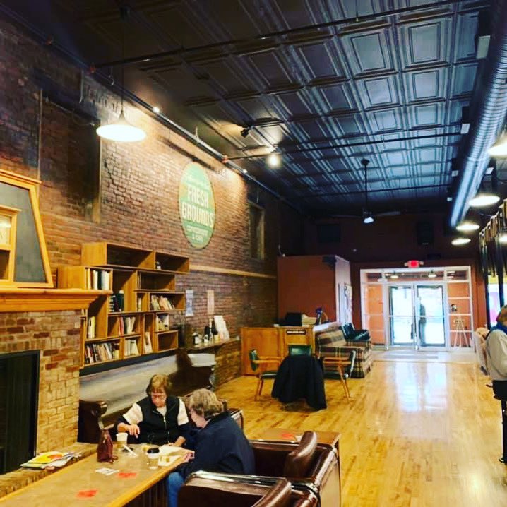 VisitMercerCoPA's tweet photo. This cozy spot is back open today... time for some coffee ☕️ #freshgrounds #coffee #greenvillepa #coffeelover #cozy #coffeehouse #mercercountypa #latte #treatyourself #coffeecoffeecoffee #lunch #hotchocolate #coffeeaddict https://t.co/yLITz5zHPH