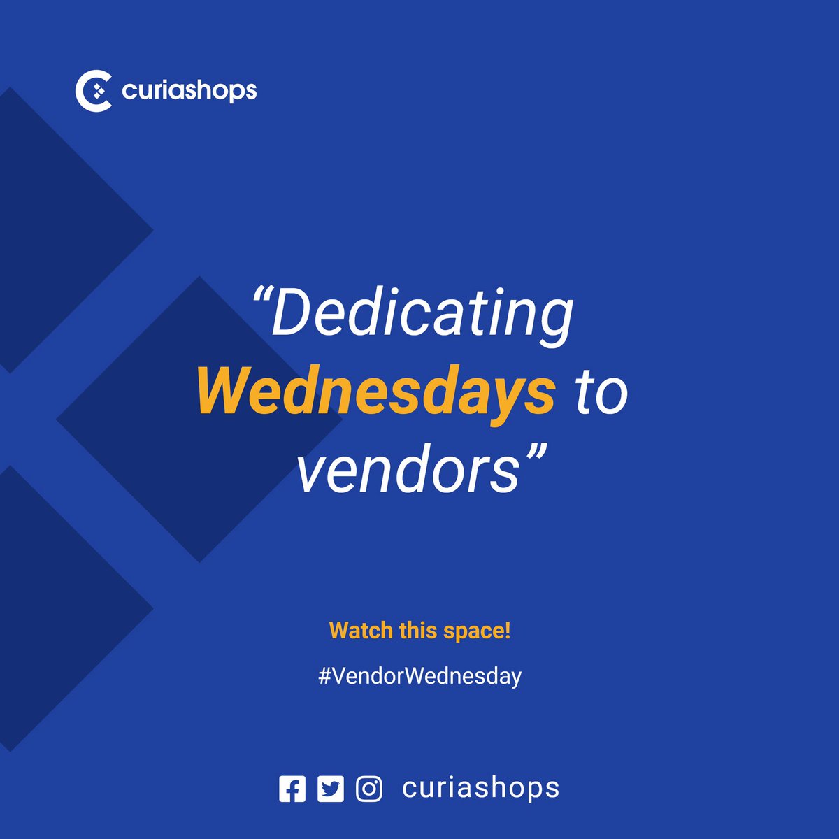 CuriaShops's tweet photo. We are dedicating our Wednesdays to the various vendors we have partnered with. Watch this space! #vendorwednesday https://t.co/e3bRckKLqB