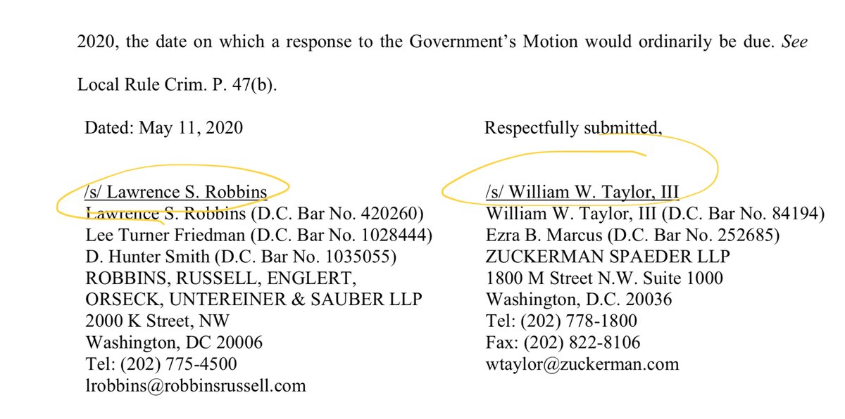 This is the group calling itself “The Watergate Prosecutors” who have filed an amicus brief with Judge Sullivan in the Flynn casethese are the lawyers