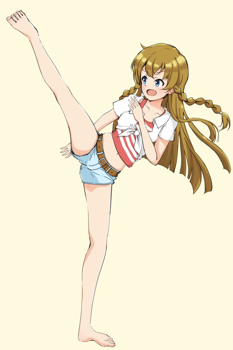 ミリシタ お題箱よりハイキック海美 高坂海美 ミリシタ しのきちのイラスト