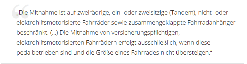 ADFC_OS's tweet photo. Die Forderungen von Landrätin Anna #Kebschull, @ADFC_OS und @PRO_BAHN sowie die Hartnäckigkeit von @fays_noz waren erfolgreich: Ab dem Fahrplanwechsel am 14.06.2020 dürfen S-#Pedelecs in niedersächsischen Regionalbahnen mitgenommen werden!
https://t.co/DsSAXg0Oiy https://t.co/AsSMyzhWdj