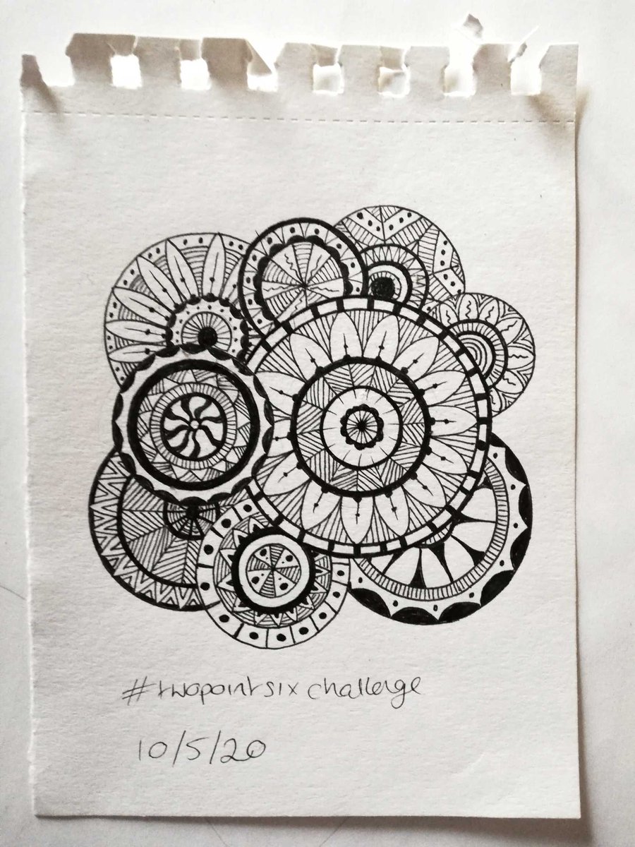 qubeoca's tweet photo. Jim and Charlotte are still working on their #twopointsixchallenges, drawing a 26 second self portrait and a zentangle doodle every day respectively. Here are some of their latest drawings.
You can see all the challenges and donate via our website here: https://t.co/VwCyQPfKv2 https://t.co/6EFzfKvCHu