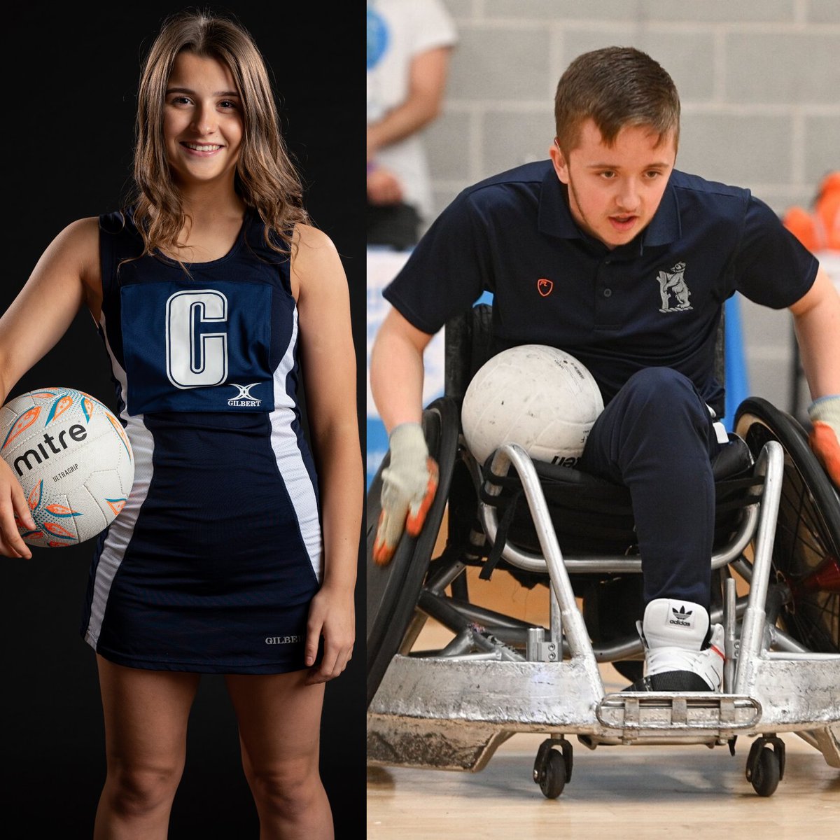AoC_Sport's tweet photo. 🌟 Inspirational Student of the Year - Highly Commended 🌟

Joel Hales-Waller @sandwellcollege - Plays and coaches using a power wheelchair &amp; advocates using sport to improve mental health. 

Caitlin Ianelli @BurnleyCollege - Enthusiastic fitness student, volunteer &amp; ambassador https://t.co/HC61qgG5E0